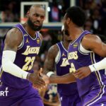 NBA: Bronny James assists father LeBron in Los Angeles Lakers win