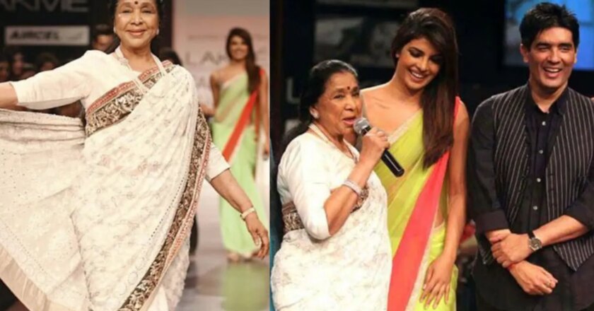 When 79-Year-Old Asha Bhosle Gave Manish Malhotra A Fashion Show For The Ages