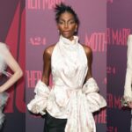 Anne Hathaway in Lever & More at ‘Mother Mary’ NYC Premiere